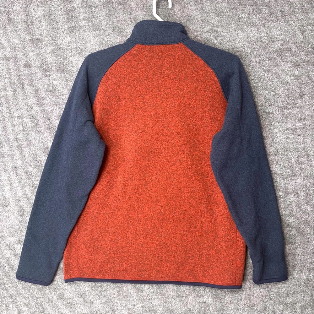 Patagonia Better Sweater 1/4 Zip Fleece Pullover Mens XL Orange Navy 25522 FA16 - Picture 3 of 8